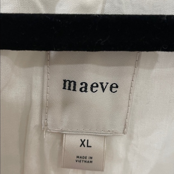 Maeve Anthropologie White Multicolor Tweed Square Neck Vest - Picture 2 of 6